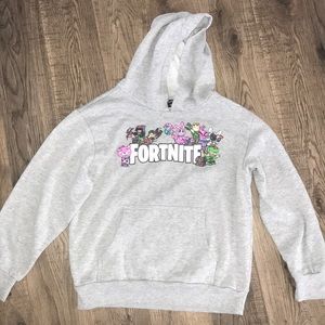 Fortnite gray hoodie